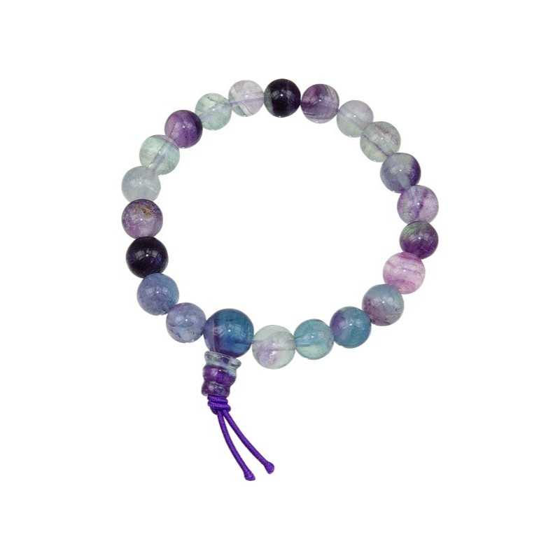 Bracelet Mala Tibétain - Fluorite