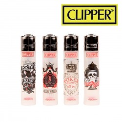 Briquet CLIPPER POKER TATTOO à l'unité