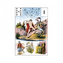 Tarot - Grand Jeu de Mlle LENORMAND 54 cartes + livret 