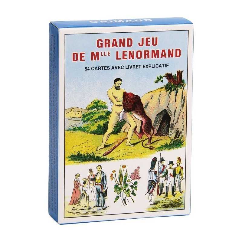 Tarot - Grand Jeu de Mlle LENORMAND 54 cartes + livret Tarot - Grand Jeu de Mlle LENORMAND 54 cartes + livret