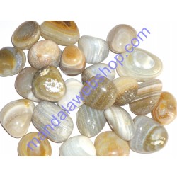 Pierres Roulées AGATE RUBANEE