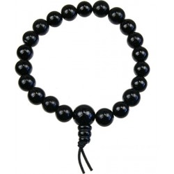 Bracelet Mala Tibétain - Onyx Noir