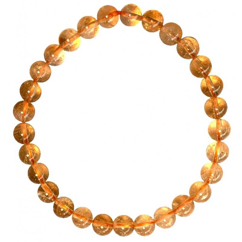 Citrine Beads Bracelet 6MM