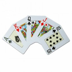 COPAG Cartes Poker 100% Plastique JUMBO Pas cher Chez Mandala