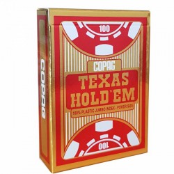 COPAG Cartes Poker 100% Plastique JUMBO Lot de 2 chez Mandala