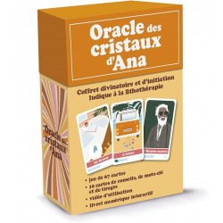 Oracle des cristaux d'Ana Jeu divinatoire Dusserre chez Mandala