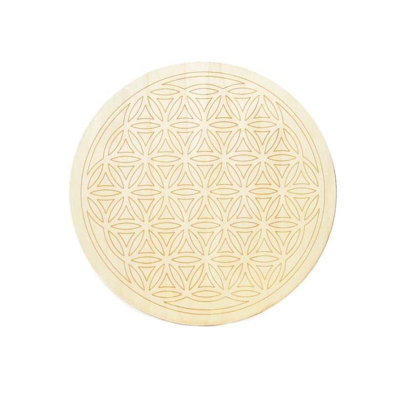 Flower of Life wooden refill base 20 cm