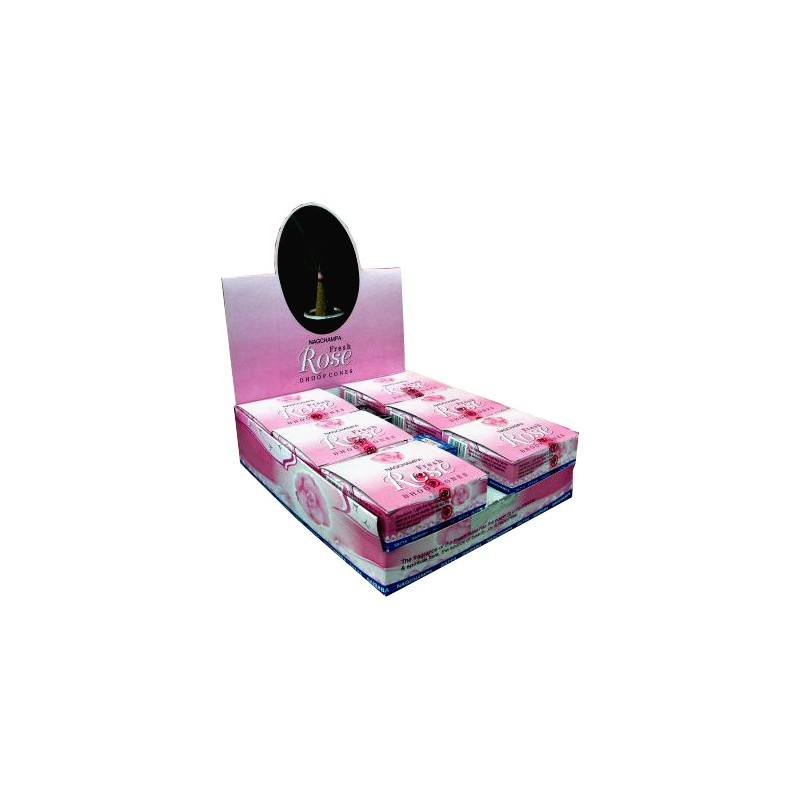 Conos Incienso Rosa Fresca Satya 12 Cajas