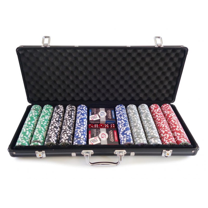 Malette Poker Premium 500 jetons Marqués chez Mandala