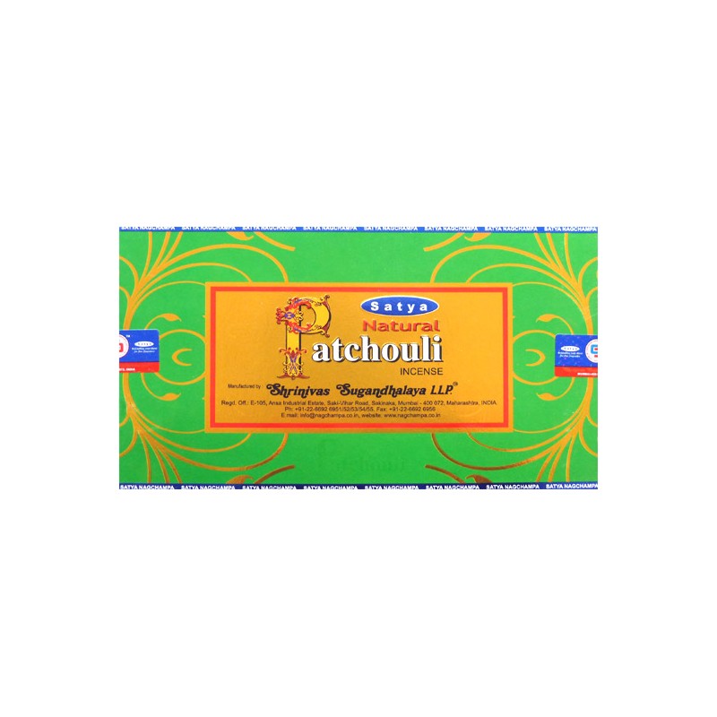 Incienso PATCHOULI Satya 15 Gramos