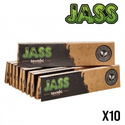 JASS SLIM Brown x10 Notebooks
