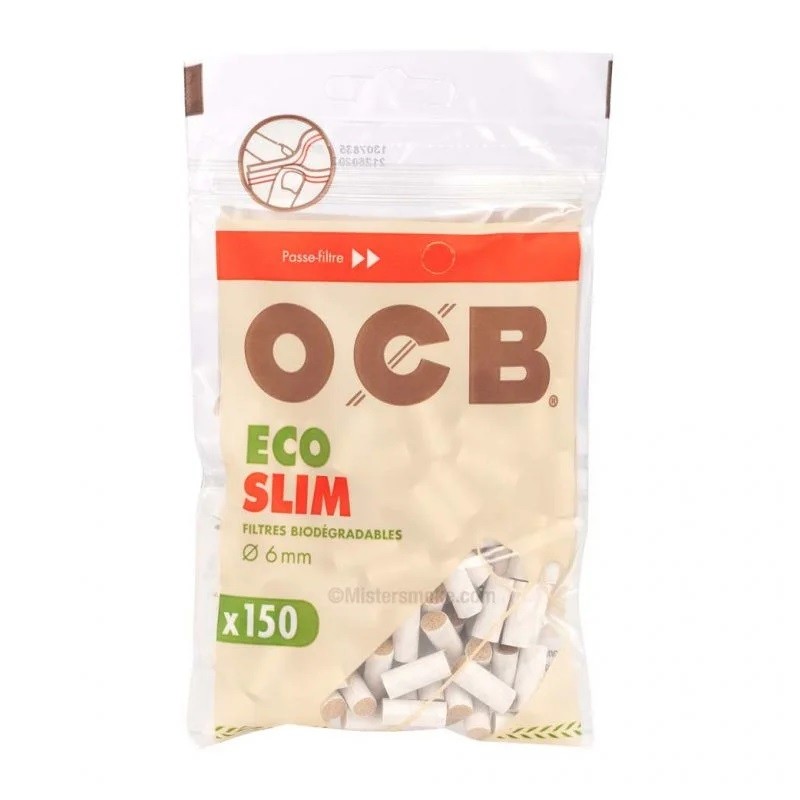 OCB Filtres SLIM ECO BIO 6MM Pas cher chez Mandala