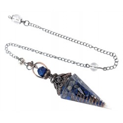 Pendule Orgonite Lapis Lazuli 6 Facettes Pas cher chez Mandala