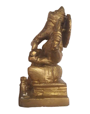 Ganesh Statuette Laiton Signe Bienvenue chez Mandala