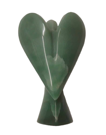 Ange Aventurine Verte Naturelle 10 cm chez Mandala