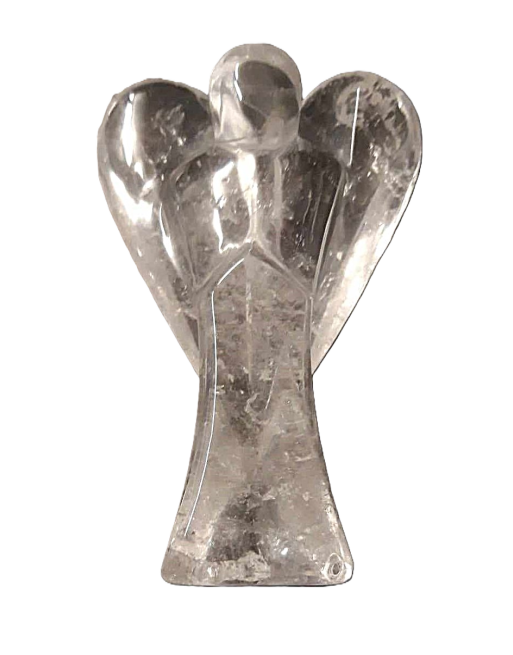 Ángel Cristal de Roca 10,5 cm