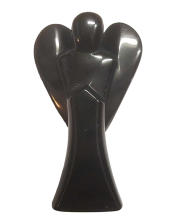 Black Obsidian Angel 12 cm