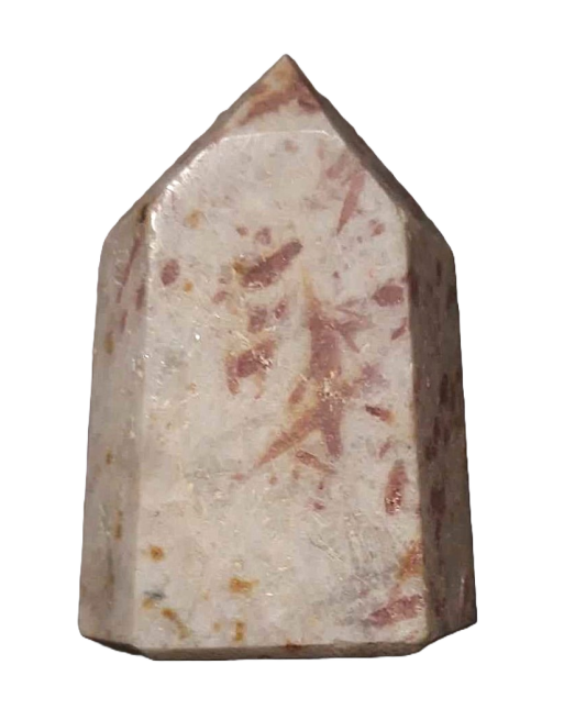 Pointe Tourmaline Rose sur Matrice Quartz 219 Grammes chez Mandala