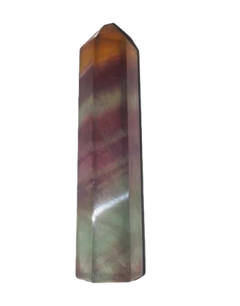 Punta in Fluorite Arcobaleno 103 Grammi