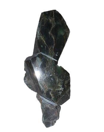 Jade Black Green Free Form 840 Grams