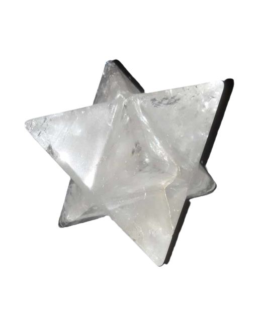 Merkaba Cristal de Roche Poids au choix chez Mandala