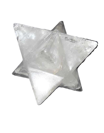 Merkaba Cristal de Roche Poids au choix chez Mandala