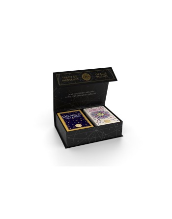 Coffret minis Jeux Tarot de Marseille Pastel et Oracle Belline