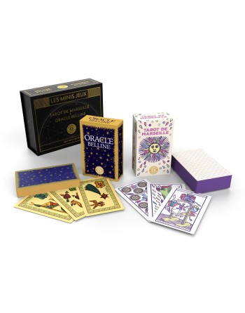 Coffret minis Jeux Tarot de Marseille et Oracle Belline