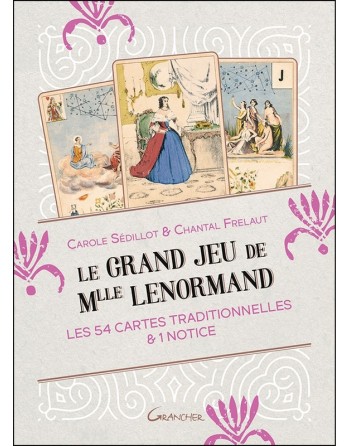 Grand Jeu de Mlle LENORMAND Coffret Grancher Cartes Chez Mandala