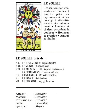TAROMANTIC - Jeu Divinatoire 26 Cartes