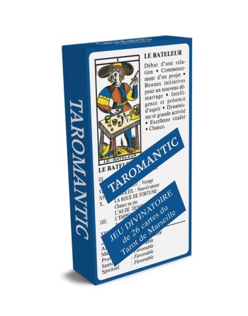 TAROMANTIC - Jeu Divinatoire 26 Cartes