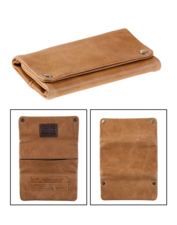 Blague à Tabac Cuir - KAVATZA Cuir Marron Clair