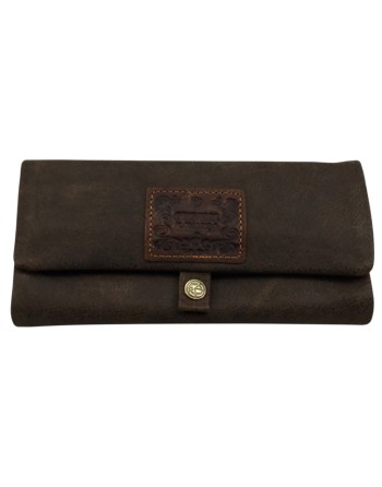 Blague à Tabac Format Slim KAVATZA Cuir Marron Chez Mandala