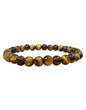 6MM Round Beads Tiger Eye Bracelet