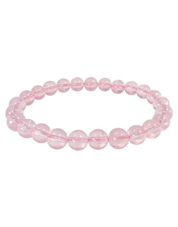 Bracelet Rose Quartz Beads 8MM AA