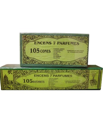 Indian Incense Set 105 sticks + 105 Cones