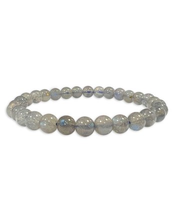 Bracelet Labradorite Perles Rondes Qualité AA chez Mandala