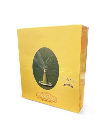 Satya Conos Incienso Sándalo 12 Cajas