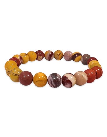 Mokaite Jasper Bracelet With 8mm beads