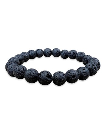 Lavastein Armband Perlen 8 MM