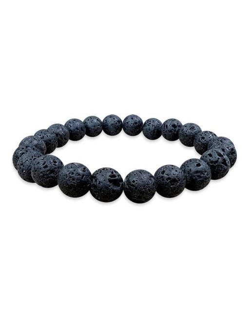 Lavastein Armband Perlen 8 MM