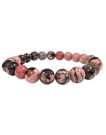 Bracciale in rodonite con perline da 8MM