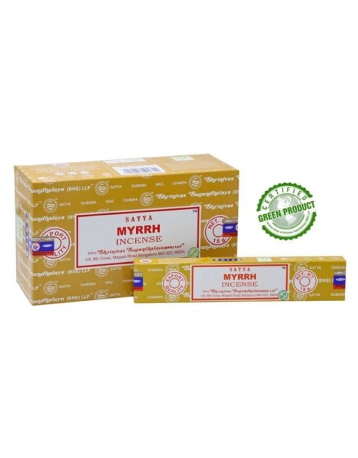 Encens Myrrh Satya 15 Grammes