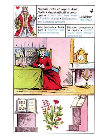 Gioco di carte Petit LENORMAND 37 (istruzioni in francese e inglese)