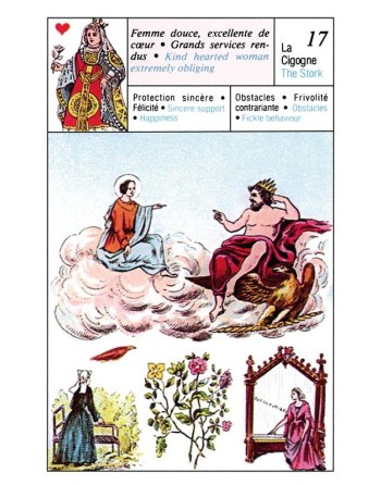 Petit Lenormand Weissagungsspiel, 37 Karten