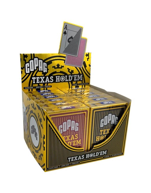 12 Jeux COPAG POKER Cartes 100% Plastique