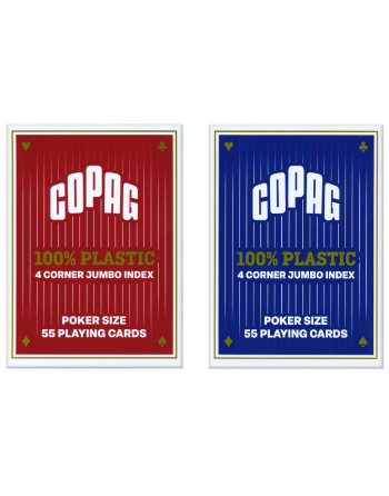 Cartes POKER COPAG JUMBO Index 4 100% Plastique