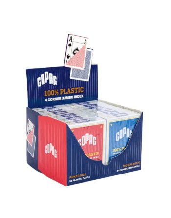 12 COPAG POKER Card Games 100% Plastic 4 Corners