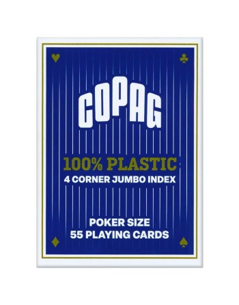 12 COPAG POKER Card Games 100% Plastic 4 Corners