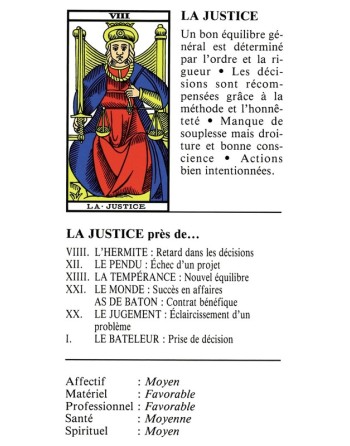 TAROMANTIC  Jeu Divinatoire 26 Cartes